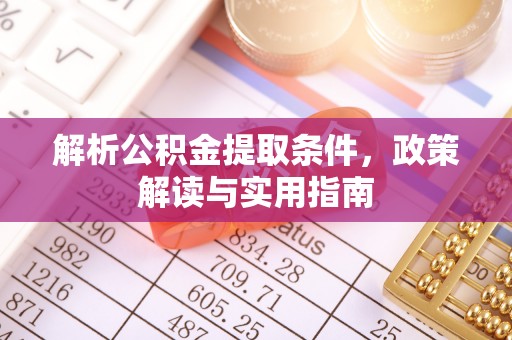 巍山解析公积金提取条件，政策解读与实用指南