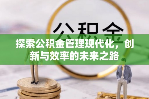 巍山探索公积金管理现代化，创新与效率的未来之路