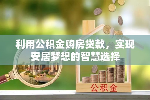 巍山利用公积金购房贷款，实现安居梦想的智慧选择