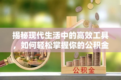 巍山揭秘现代生活中的高效工具，如何轻松掌握你的公积金查询方式