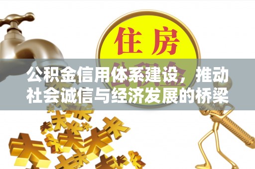 巍山公积金信用体系建设，推动社会诚信与经济发展的桥梁