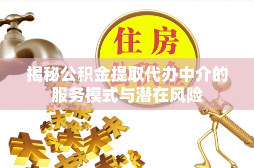 巍山揭秘公积金提取代办中介的服务模式与潜在风险