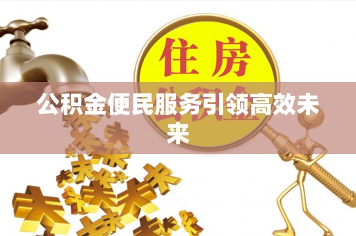 巍山公积金便民服务引领高效未来