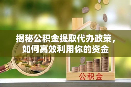 巍山揭秘公积金提取代办政策，如何高效利用你的资金