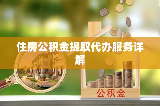 巍山住房公积金提取代办服务详解