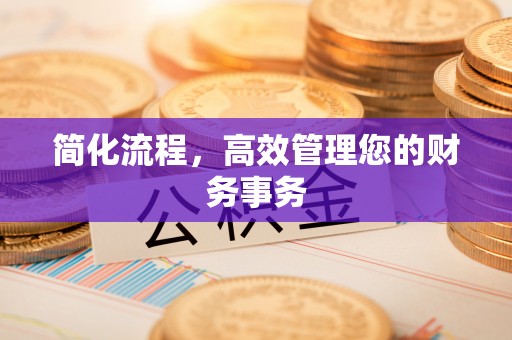 巍山简化流程，高效管理您的财务事务